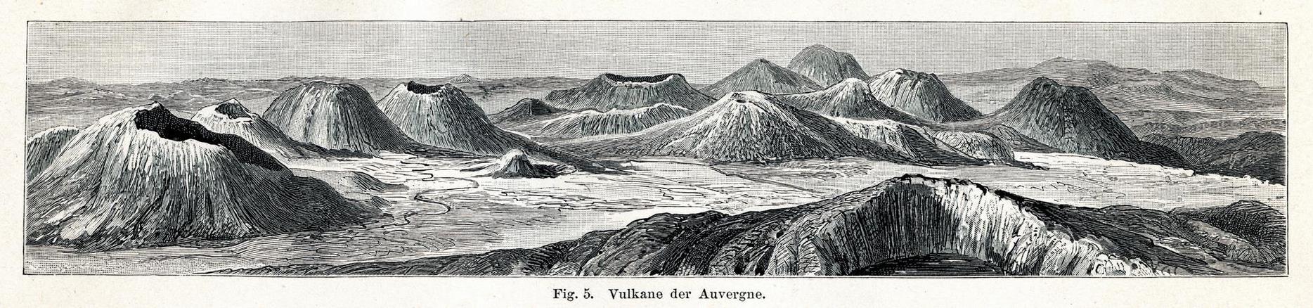 Chaîne des Puys : Dessin Enchanté du Paysage Volcanaïque