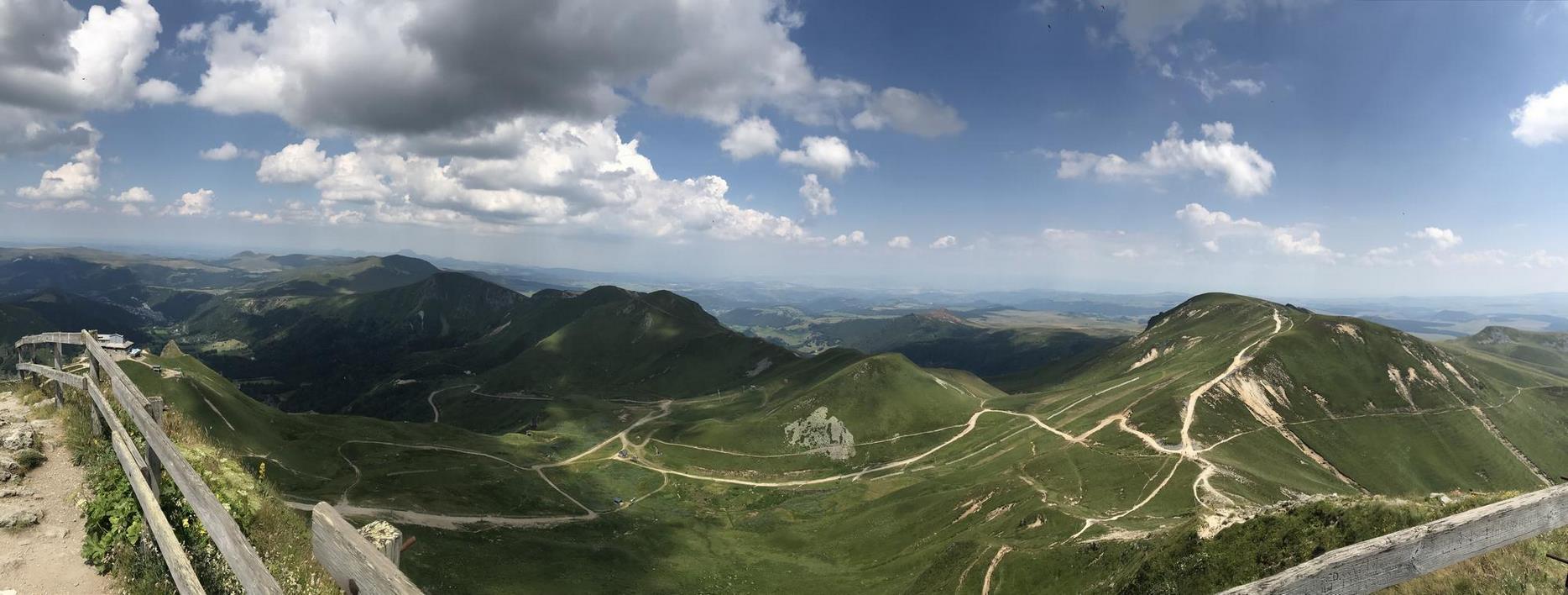 Puy de Sancy : Sommet - Panorama Puy Ferrand & Puy de Cacadogne