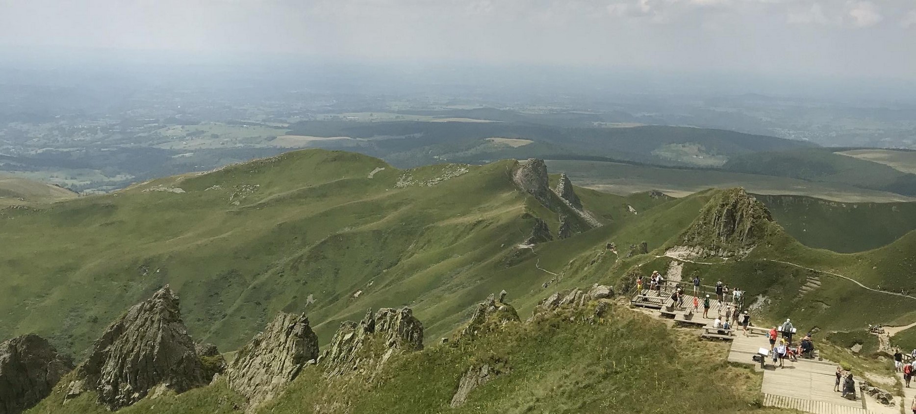 Sommet du Puy de Sancy - Vue Chemin des Crêtes - Panorama Exceptionnel