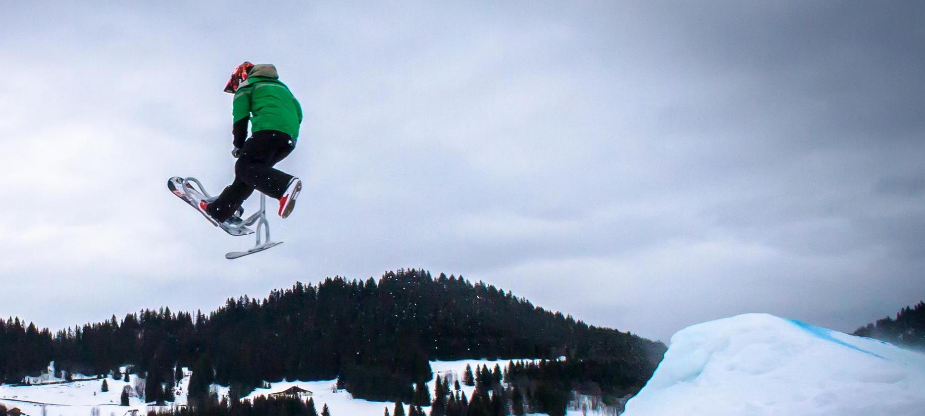 Super Besse : Saut en Snowscoot, Adrénaline et Spectacle