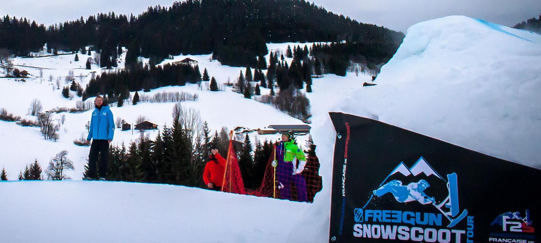 Super Besse : Sauts Spectaculaires en Snowscoot lors de la Compétition