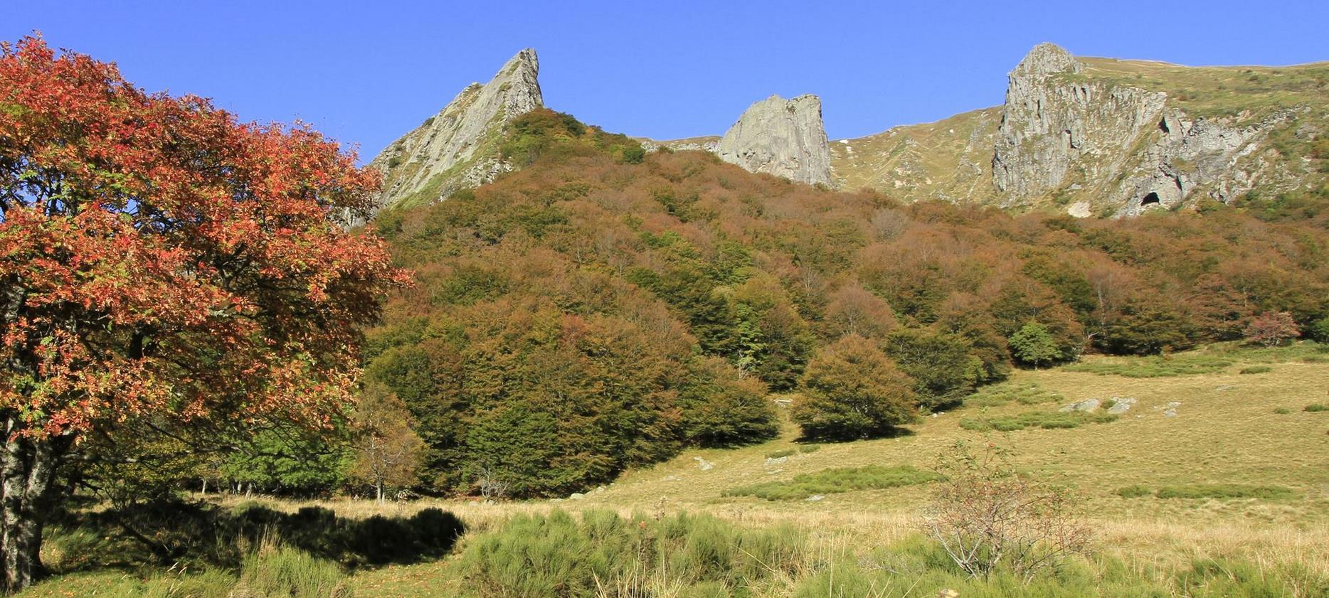 Super Besse - Vallee de Chaudefour, Dent de la Rancune et Crête du Coq en Automne