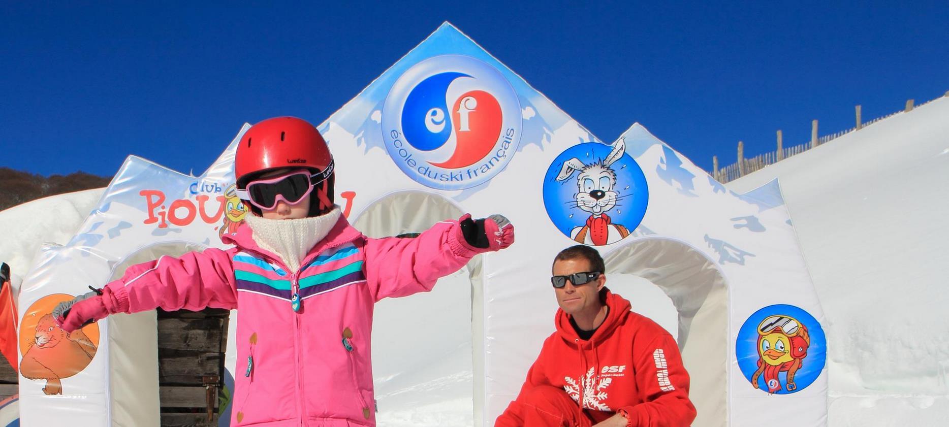 Super Besse : Espace Piou Piou, Premiers Pas sur les Skis pour les Enfants