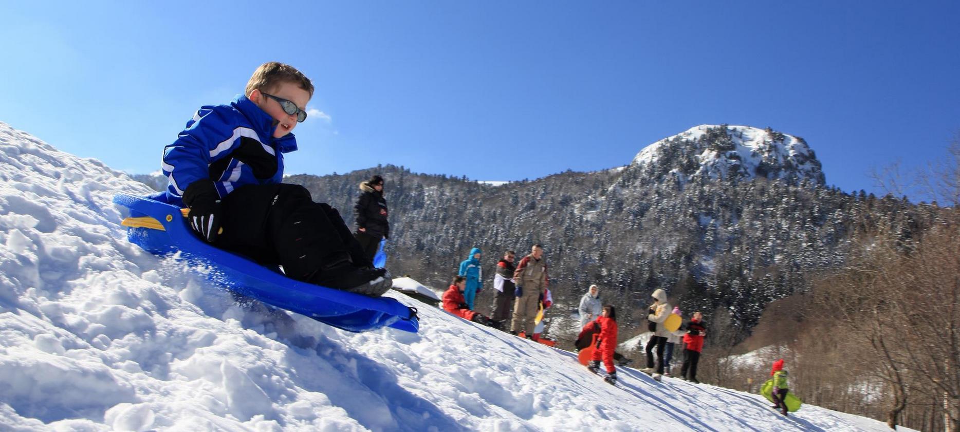 Massif du Sancy : Stade de Luge au Pied du Sancy, Glisse et Sensations