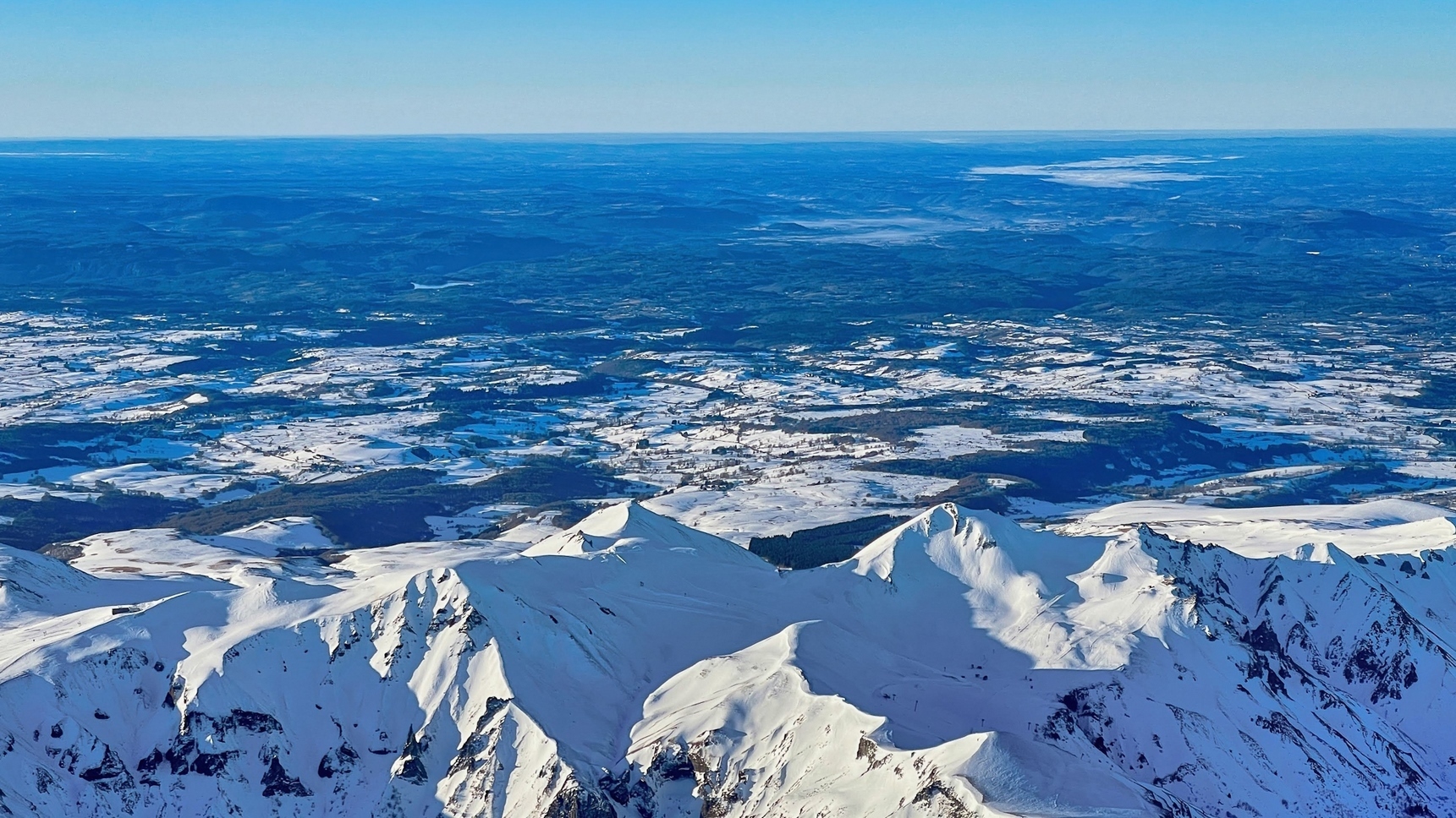 Auvergne Montgolfière : Sommet du Puy de Sancy, Vue Imprenable