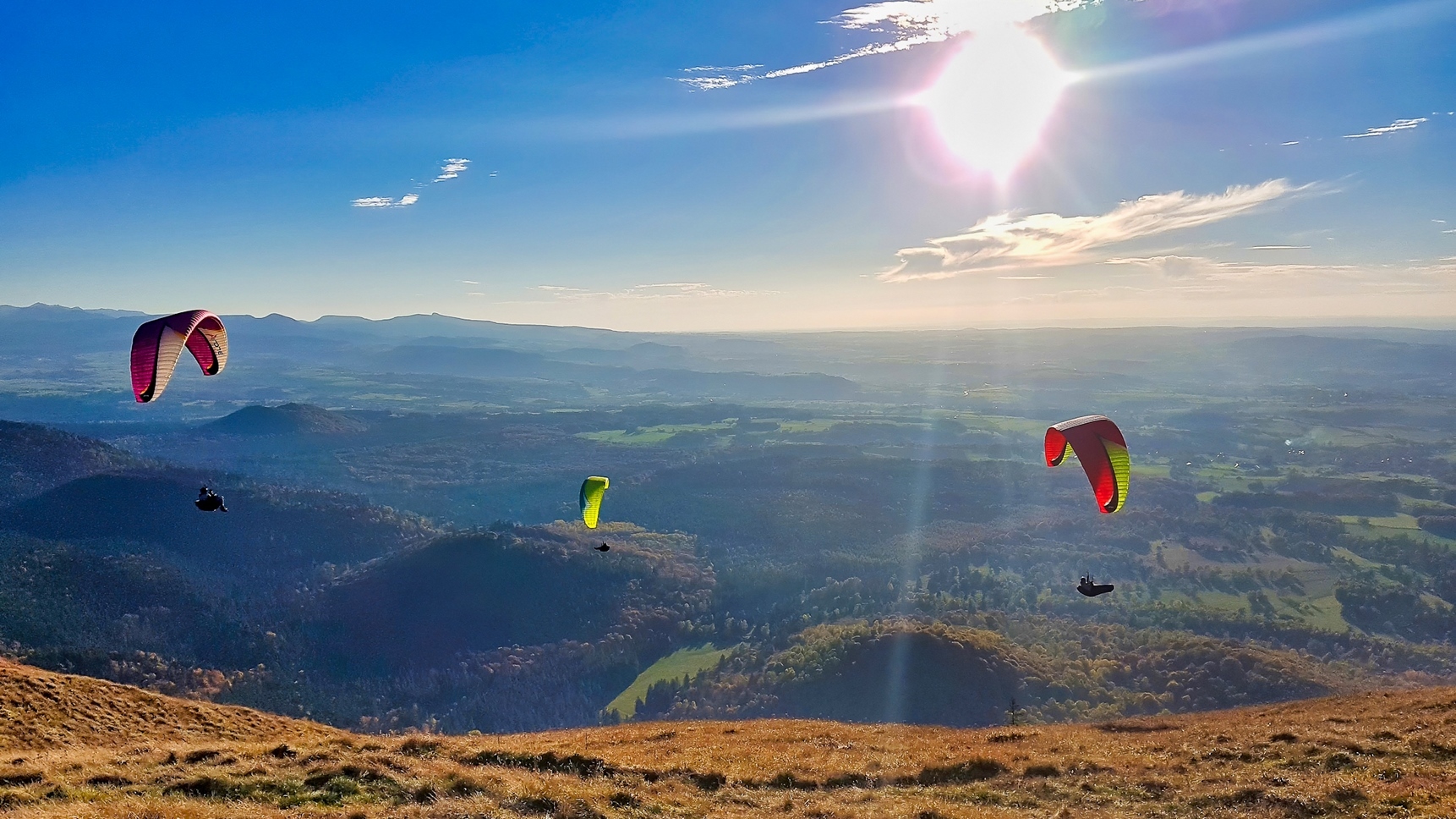 Puy de Dôme : Paradis du Parapente, Sensation de Vol Libre