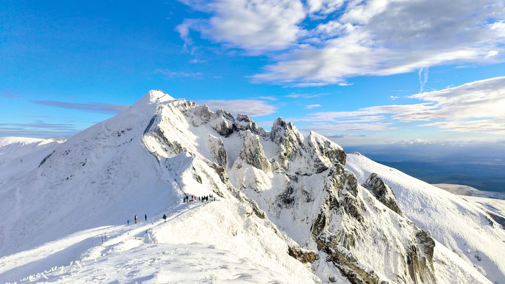 Novembre 2022 : Le Puy de Sancy se couvre de son premier manteau neigeux !