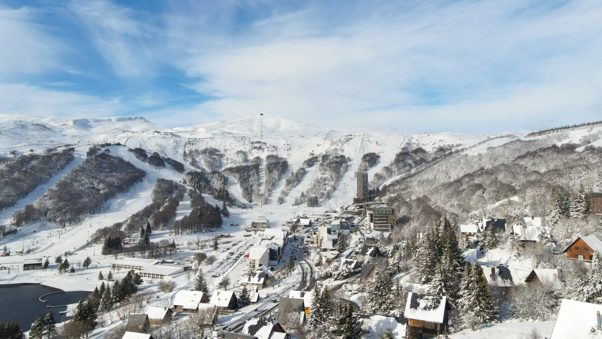 Super Besse - Téléphérique de la Perdrix, Vue Aérienne Exceptionnelle