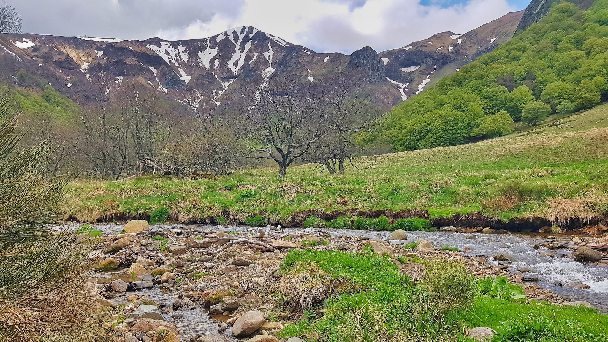 Vallée de Chaudefour au Printemps : Éclosion de la Nature