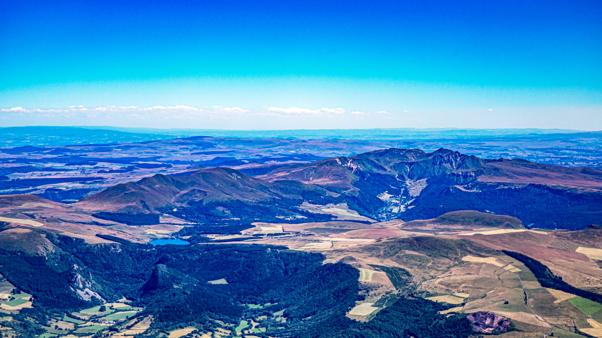 Monts Dore : Vue Panoramique Exceptionnelle - Sancy, Adventif, Aiguillier, Banne d'Ordanche... Splendeurs Réunies !