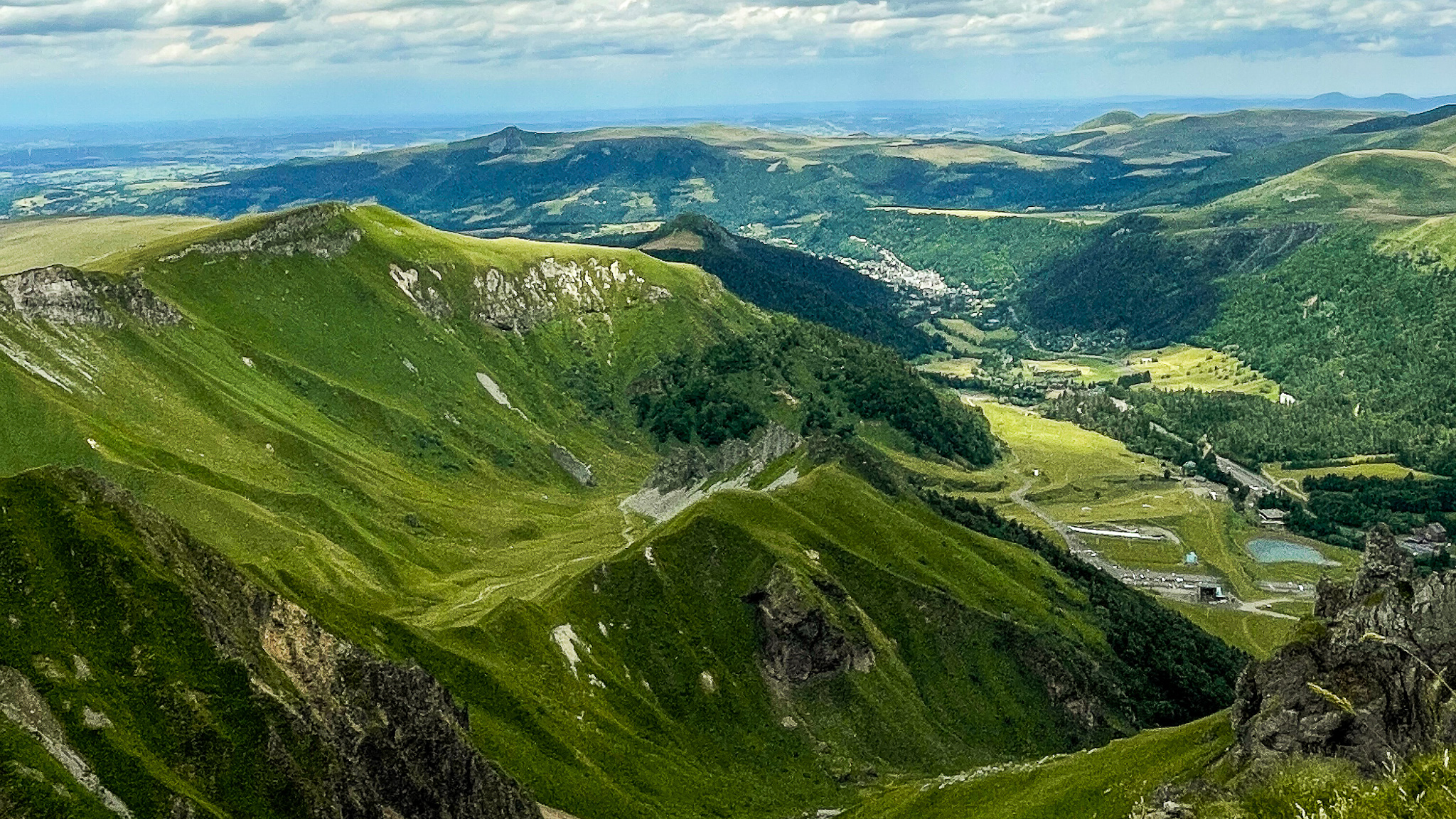 La Vallée de Val d'Enfer et le Mont Dore