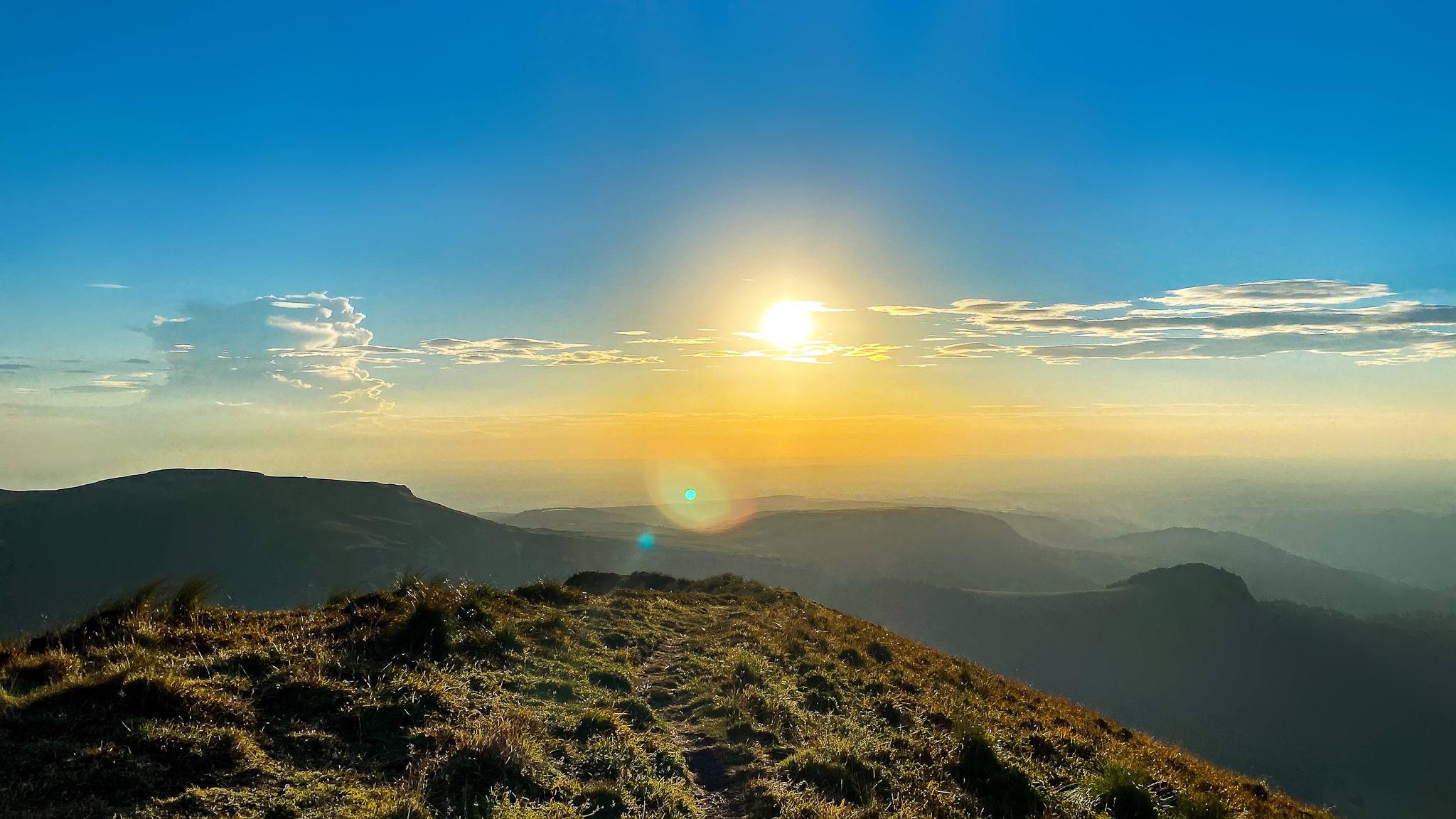 Roc de Cuzeau : Soleil Couchant Splendide