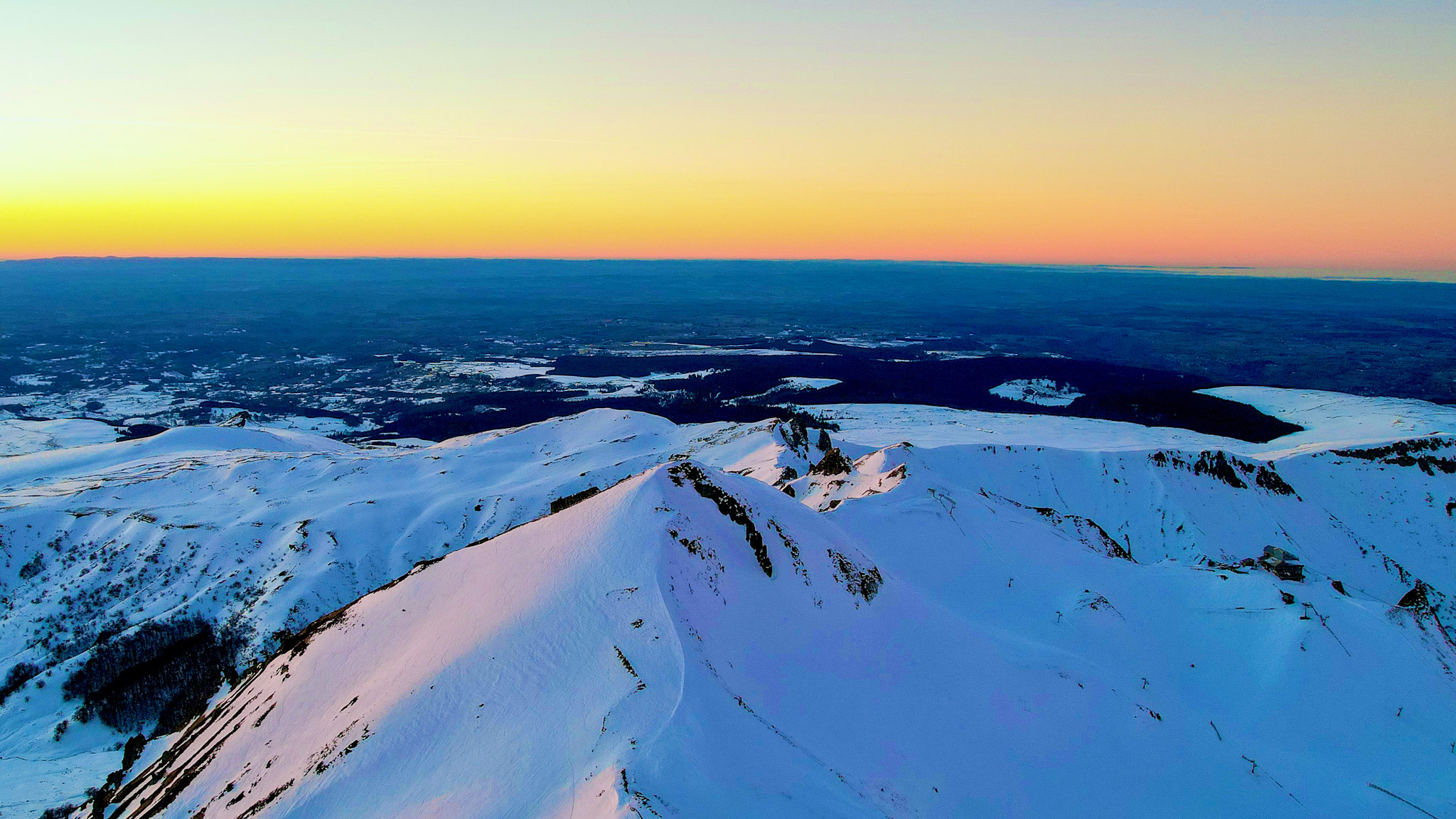 Puy de Sancy : Sommet Enneigé