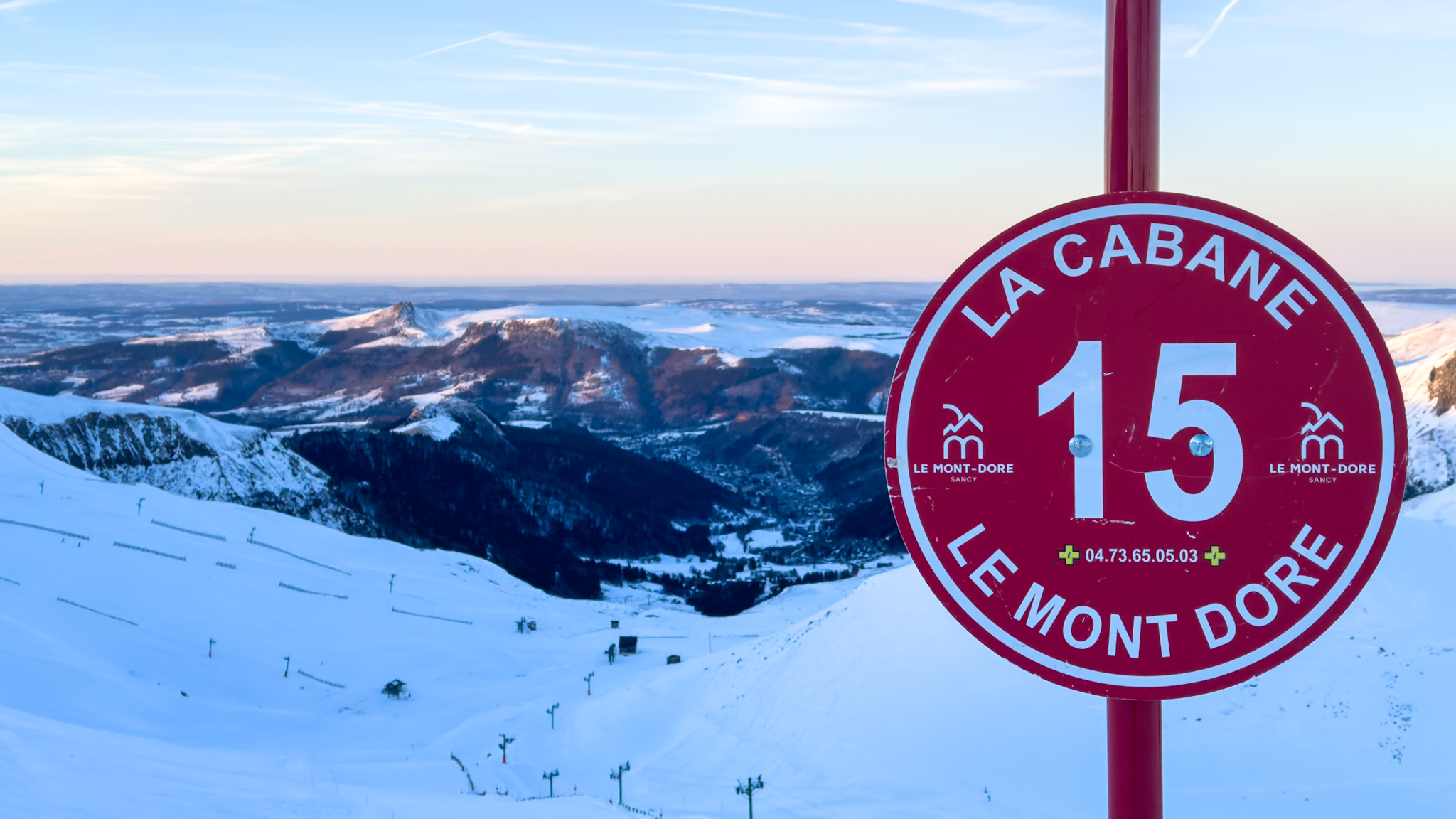 La Station du Mont Dore sur les pentes du Puy de Sancy