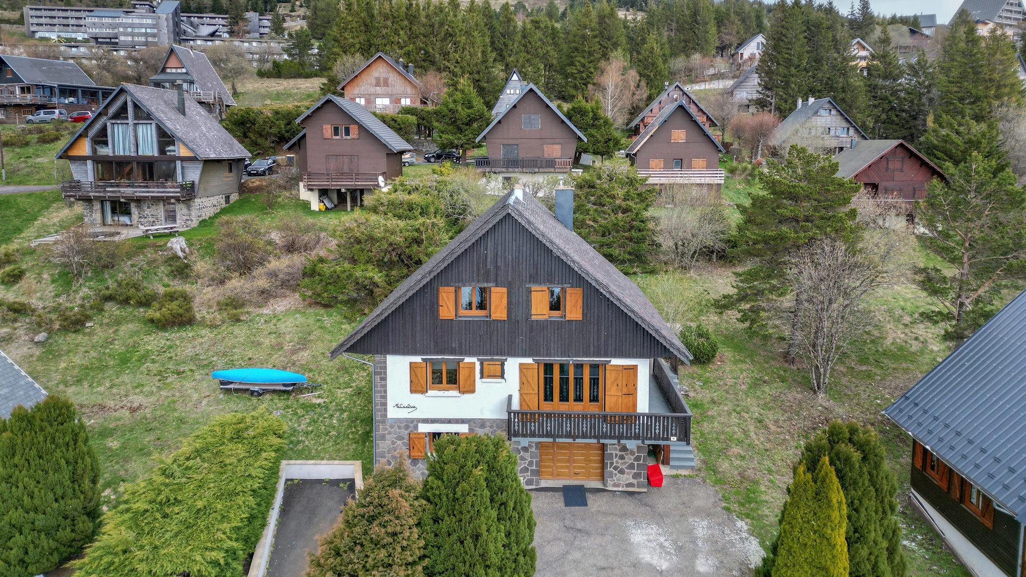 Chalet Ma Cambuse Super Besse - vue plongeante